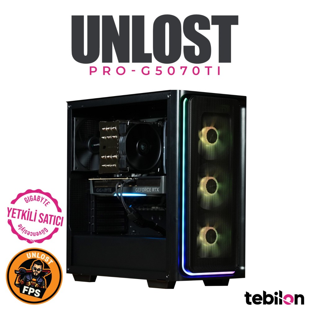 UNLOST PRO-AMD RYZEN 9700X-GIGABYTE GeForce RTX 5070 Ti EAGLE OC SFF 16GB-GIGABYTE B840M D2H-16GB-1TB SSD-OEM PAKET