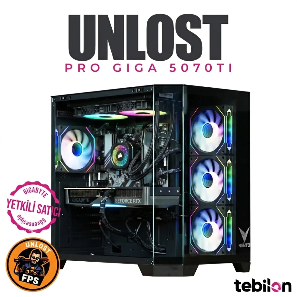 UNLOST PRO-AMD RYZEN 9800X3D-GIGABYTE GeForce RTX 5070 Ti EAGLE OC SFF 16GB-GIGABYTE B650M D3HP AX-16GB-1TB SSD-OEM PAKET